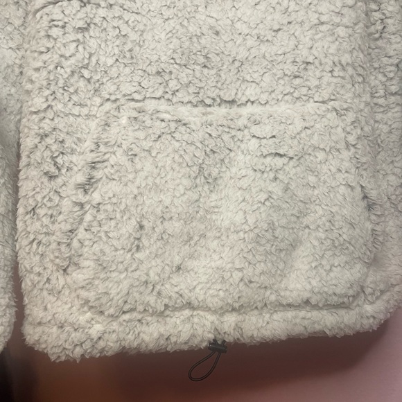 Victoria’s Secret PINK Frosted White Sherpa Quarter Zip Pullover - Picture 10 of 12